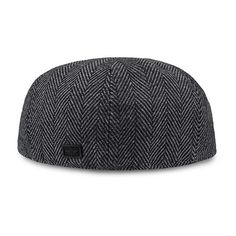 This Dockers men's ivy cap features a mixed patterned finish for a unique style to keep you warm this fall and winter. Made from 100% wool, this hat is perfect to wear with a sweater and jeans.Base Material: 100% WoolCare: Spot CleanBrim Width: 2 InchCountry of Origin: Imported Casual Wool Hat With Flat Bill, Black Six-panel Fall Hat, Casual Outdoor Hat With Herringbone Pattern, Casual Winter Hat With Herringbone Pattern, Black Herringbone Pattern Flat Cap, Sweater And Jeans, Ivy Cap, Dockers Men, Fall And Winter