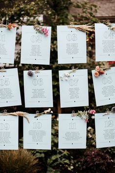 Tischplan Hochzeit Vorlage & Ideen zum Selbermachen mit Tischkarten Decor Checklist, Wes Anderson, Wildflower Wedding, Wedding Mood Board, Wedding Mood, Wedding Signage