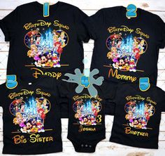 Disney Birthday Mickey Minnie T-shirt Disney Birthday Shirts, Disney Cruise Family, Mickey Mouse Birthday Shirt, Disney Birthday Shirt, Birthday Squad Shirts, Trending On Pinterest, Discover Your Style, Halloween Mummy, Hoodies Sweaters