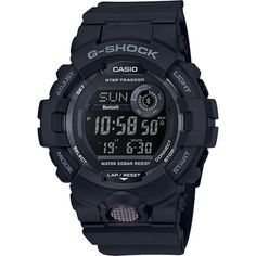 Casio Men's Watch G-Shock G-Squad Quartz Ana-Digi Dial Black Strap GBD800-1B G Shock Men, Steps Tracker, Casio Vintage, Mens Watches Black, G Shock Watches, Apple Logo, Casio G Shock, Activity Tracker, Gshock Watch