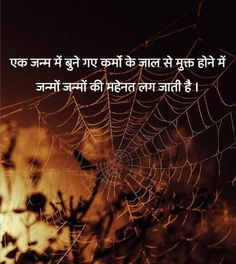 a spider web with the words in english