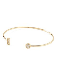 Geo Cuff Holiday '16 Modern Gold Cubic Zirconia Cuff Bracelet, Modern Gold Cuff Bracelet With Cubic Zirconia, Modern Gold Cuff Bracelet With Diamond Accents, Gold Cuff Bracelet With Diamond Accents, Adjustable Gold Cuff Bracelet With Diamond Accents, Base Metal, Banana Republic, Cubic Zirconia, Gold Bracelet