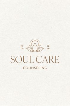 the logo for soul care consulting