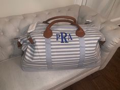 Monogrammed Weekender Bag | Monogrammed Overnight Bag | Personalized Gift | Monogrammed Carry On Luggage by EverlyEnchantedCo on Etsy https://www.etsy.com/listing/668351422/monogrammed-weekender-bag-monogrammed Rectangular Monogram Travel Bag, White Monogram Bag For Travel, White Monogram Travel Bag, Weekend Bags, Leopard Tote, Monogram Luggage, Weekender Bags, Overnight Travel Bag, Applique Monogram