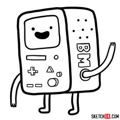 a drawing of a cell phone with the word mom on it's face and arms