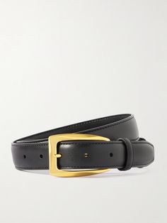 The Row's understated 'Arco' belt will work with everything from the label's chunky knitwear to slick tailoring or jeans. It's made from supple black leather and has a gold-tone buckle. Chunky Knitwear, Fall Shopping, Color Therapy, Ski Wear, Beauty Accessories, Black Belt, Manolo Blahnik, Net A Porter, Valentino Garavani