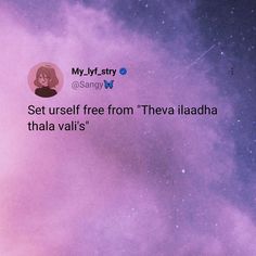 the tweet is posted to someone on their twitter account, and it looks like they're from thaala valii's