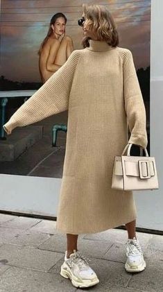 Knitwear Outfit Hijab, Knitwear Outfit, College Outfit, Looks Street Style, Knitwear Fashion, Mode Inspo, 가을 패션, Knit Outfit, Looks Style