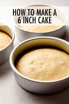 how to make a 6 inch cake pan