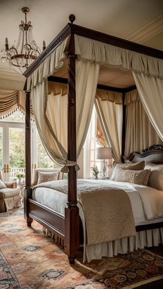 51 Modern Canopy Bed Ideas for Adults' Bedrooms Modern Canopy Bed, Wooden Canopy Bed, Modern Canopy, Metal Canopy Bed, Canopy Bed Diy, Canopy Beds, Minimal Interior Design, Bedroom Closet Design