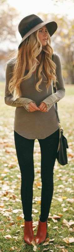 Modern Country Style: Modern Country Style Fashion For Autumn / Fall Click through for details. Stylish Fall Outfits, Country Fashion, Bohol, Mode Casual, 2019 Fashion, Style Women, Fashion Mode