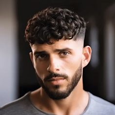 Low Fade with Curly French Crop Curly Crop Haircut Men, Mens French Crop Haircut, French Crop Curly Hair Men, Curly Taper Fade Haircut, Curly Fringe Men, Curly French Crop, French Crop Haircut, Low Fade Curly Hair, Short Back And Sides