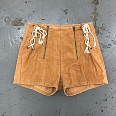 Size: Us 6. Perfect Condition. New Without Tags. Never Ended Up Wearing These Because They Were A Bit Too Tight On Me. High Waisted. Super Cute Lace Up And Zipper Detailing. I Also Have These Same Shorts In Black Listed :) 70s Shorts, Lace Up Shorts, Suede Shorts, Dream Summer, Fantasy House, Rocker Chic, Summer Clothes, Style Me, Summer Outfits