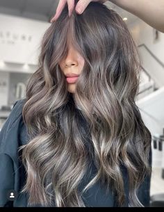 Mushroom Brown Hair Color Balayage Face Framing, Seamless Brunette Balayage, Balayage Hair Black, Mushroom Balayage Brunette, Mushroom Brown Balayage, Brunette Vibes, Ash Brown Hair Balayage, Chocolate Balayage