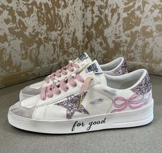 Pretty Shoes Sneakers, Shoes Heels Classy, Cinderella Shoes, Shoes Outfit Fashion, Hype Shoes, Shoe Inspo, Girly Shoes, Golden Goose Shoes, Swag Shoes