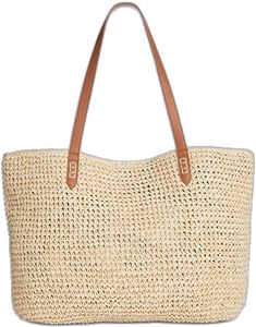 Large Double Handle Bag For Summer, Casual Large Size Summer Bags, Casual Large Summer Bag, Casual Large Beige Bags, Casual Large Rectangular Bag, Casual Large Beach Bag, Large Rectangular Casual Bags, Large Rectangular Casual Bag, Large Rectangular Bag For Summer