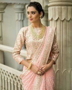 Boat Neck Blouse Designs We Are Totally Crushing On! Gota Patti Blouse Design, Vasansi Jaipur, Royalty Style, Jaipur City, डिजाइनर कपड़े, Amer Fort, Boat Neck Blouse Design, Sari Design