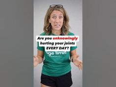 Are you accidentally hurting your joints every day?? Senior Exercises, Knee Exercises, Senior Fitness