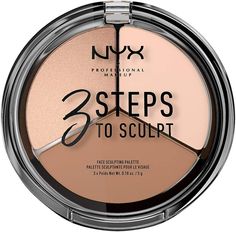 Amazon.com : NYX PROFESSIONAL MAKEUP 3 Steps to Sculpt, Face Sculpting Contour Palette - Fair : Beauty & Personal Care Sculpt Face, Nyx Contour, Makeup Contouring, Face Sculpting, Contouring Makeup, Beauty Make-up, Face Palette, Nyx Makeup, Kevin Murphy