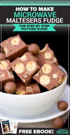 a white bowl filled with chocolate and bananas