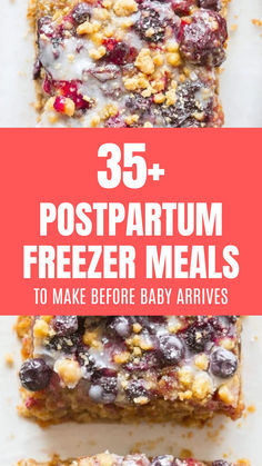 the best freezer meals to make before baby arrives