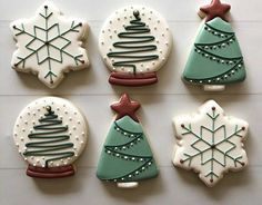 decorated christmas cookies on a table with the words december 7 - 7, and an image of