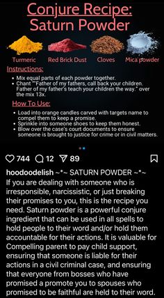 Hoodoo Recipes, Hoodoo Herbs, Spiritual Herbs, Banishing Spells, Witchcraft Love Spells, Dark Spells, Potions Recipes