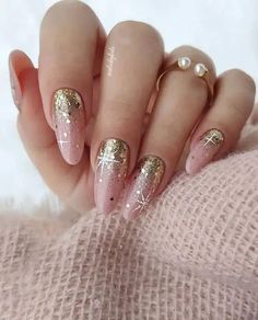 News Years Nails Designs, Acrylic Nails New Years Eve, Newyear Nails New Years Eve, New Years Nails Oval, New Year’s Eve Nails Short, Simple New Years Eve Nails, Nye Nails 2023, Mew Years Nails, Nye Nails Almond Shape