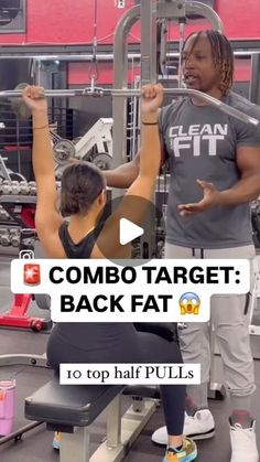 Knight's gym on Instagram: "HOW TO REMOVE BACK FAT COMBO❤️‍🔥😳  THEY DONT DO THIS AT YOUR GYM📍  🎥 @getfitwithjazzyy lifting 30lbs   Dm me to purchase my $10 written workout programs 📲📝" Back Fat Exercises At The Gym, Back Fat Workout, Back Fat, Fat To Fit, Workout Programs, Dm Me, Gym Workouts, Gym, On Instagram