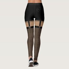 Bachelorette Party Faux Fishnet Monogram Leggings Stretch Thigh High Legwear For Costume Party, Stretch Thigh-high Legwear For Costume Party, Thigh High Stretch Legwear For Costume Party, Stretch Mesh Stockings For Night Out, Fitted Fishnet Stockings For Night Out, Edgy Fitted Fishnet Legwear, Edgy Stretch Tights For Party, Mesh Thigh-high Stockings For Night Out, Thigh High Leggings For Night Out