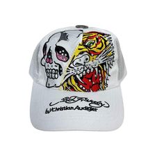 Ed Hardy Skull Tiger Rhinestone Trucker HatNew with tags. Style Tattoo, Ed Hardy, Tattoo Style, First Lady, Y2k Style, Y2k Fashion, Trucker Cap, Style Vintage, Vintage Y2k