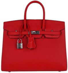 Tote Bag With Lock For Shopping, Modern Tote Bag With Lock, Elegant Red Bags With Lock, High-end Red Shoulder Bag, Luxury Red Top Handle Bag, High-end Red Shopping Bag, High-end Red Top Handle Satchel, High-end Red Bag For Everyday Use, High-end Shopping Bags With Lock