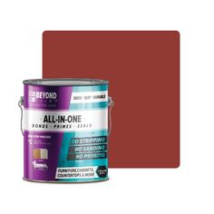 the behrold all - in - one paint is red