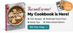 the cookbook is here and it's on sale for $ 3 99 each