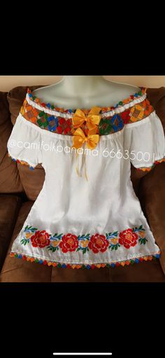 White Folklorico Dresses, White Traditional Folklorico Dress