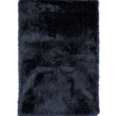 a black rug on a white background