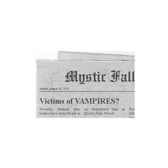 an old newspaper article with the words victims of vampires? written on it in black and white