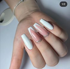 Long Nail Trends, Stylish Acrylic Nails, Trendy Acrylic Nails, Nails Coffin Short, Spring Acrylic Nails, Girly Acrylic Nails