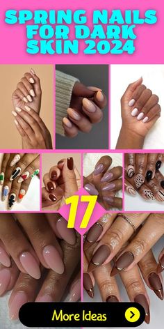 Ombre Nail Designs 2024, Dark Skin Nail Color, Ballerina Nails Short, Elegant Nail Polish, Round Nail Designs, Acrylic Ombre, Acrylic Nail Designs Classy, Almond Acrylic Nails Designs