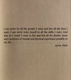 an open book with writing on it and a quote from sylia platht