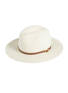 Fedora Hat Melissa - Premium Hats from Melissa Odabash - Just $145.00! Shop now at Marina St Barth Black Fedora Hat, Tan Hat, Tan Leather Belt, Beige Hat, Luxury Hats, Black Fedora, Tan Belt, Gorgeous Skin, Paper Hat