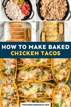 how to make baked chicken tacos