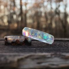 Iridescent Resin Ring Rainbow Resin Ring Resin Ring Best | Etsy Clear Resin Rings, Unique Clear Resin Rings, Unique Clear Resin Ring, Handmade Iridescent Rings For Wedding, Handmade Iridescent Wedding Rings, Magical Handmade Promise Rings, Iridescent Resin Round Jewelry, Handmade Iridescent Rings As A Gift, Handmade Iridescent Rings For Gifts