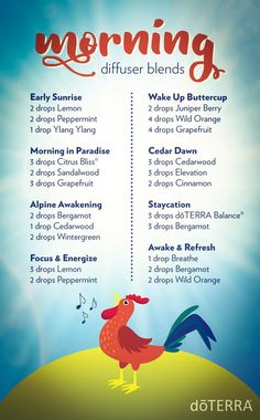 Morning Diffuser Blends #aromatherapydiffusersrecipes #diffuser blends Doterra Diffuser, Doterra Diffuser Blends, Doterra Essential Oils Recipes, Essential Oil Diffuser Recipes, Oil Diffuser Recipes, Yl Essential Oils, Essential Oil Blends Recipes, Essential Oil Mixes, Diffuser Recipes