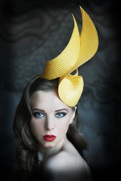 Evening Hat, Yellow Hat, Diy Hat, Love Hat