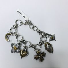 Condition: New Color: Silver And Gold Details: Silver And Gold Chunky Charm Bracelet Smoke Free/Pet Free Home Ships Fast Color Disclaimer: Actual Color May Be Different Due To Screen Brightness And Other Factors. Any Purchase Worth $50+ Receives A Free Gift . - Bundle And Save On Shipping! Thank You So Much For Visiting My Consignment Shop And Have A Wonderful Day! Brighton Charm Bracelet, Antique Gold Bracelet, Chunky Charm Bracelet, Multi Chain Bracelet, Heart Bangle Bracelet, Brighton Bracelets, Adjustable Bangle Bracelet, Gold Charm Bracelet, Brighton Jewelry