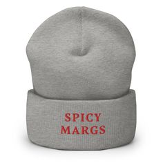 Spicy Margs Cuffed Beanie Spicy Margarita Hat Chilli Tequila Cocktail Gifts Spicy Tequila Gift Picante Lover Winter Cocktails Comfy Beanie - Etsy Barbados Spicy Margs