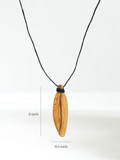 Hand-carved Palo Santo wood feather necklace is said to protect you and give you power. Its sweet strong smell will follow you and help you experience being in the here and now. Strung on an adjustable 28-inch waxed cotton cord. Sizes vary due to their handmade nature. Lengths range from 2 to 3.5 inches. Let us choose one for you. Wood Feather, Palo Santo Wood, Feather Necklace, Here And Now, Feather Necklaces, Follow You, Cotton Cord, Waxed Cotton, And Now