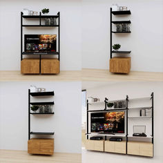 Here is Media Unit shelves