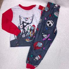 Nwt Pfsf Disney Tim Burtons The Nightmare Before Christmas Pajama Set Pants Are Fleece. Jack Skellington, Sally Size 6 Disney Pajamas, Christmas Pajama Set, The Nightmare Before Christmas, The Nightmare, Kids Pajamas, Christmas Pajamas, Jack Skellington, Tim Burton, Nightmare Before